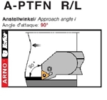Dao tiện mặt trong góc chính 90 độ - A-PTFN  R/L