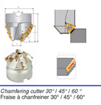 Dao phay vát mép 15;30;45;60 độ / Milling chamfering 15;30;45;60 degree