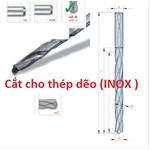 Mũi khoan chuyên thép dẽo ( Inox)