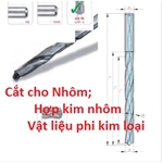 Mũi khoan lớp phủ Diamant chuyên gia công Nhôm, hợp kim nhôm, phi kim loại