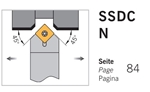 Dao tiện mặt ngoài SSBC R/L góc trước 45 độ