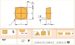 Mãnh cắt, chíp, insert SPMR