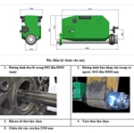 Máy doa di động SC60/2  Ø62 - Ø800  mm