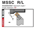 Dao tiện mặt ngoài góc chính 45độ - MSSC R/L