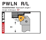 Dao tiện mặt ngoài góc chính 95 độ - PWLN  R/L