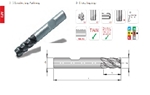 Dao phay ngón cắt thô cho thép dẽo, Inox