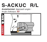 Dao tiện mặt ngoài góc chính 93 độ - S-ACKUC  R/L