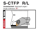 Dao tiện mặt ngoài góc chính 91 độ - S-CTFP  R/L