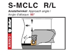 Dao tiện mặt trong góc chính 95 độ - S-MCLC R/L