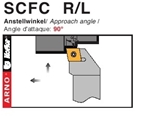 Dao tiện mặt ngoài góc chính 90 độ - SCFC  R/L