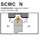 Dao tiện mặt ngoài góc chính 50 độ - SCMC N