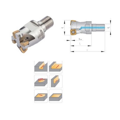 Loại Cán dao Insert  có đầu ren