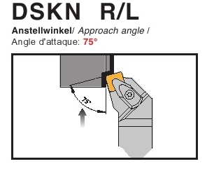 Dao tiện mặt ngoài góc chính 75độ - DSKN  R/L