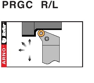 Dao tiện có bán kính R góch chính 90 độ - PRGC R/L